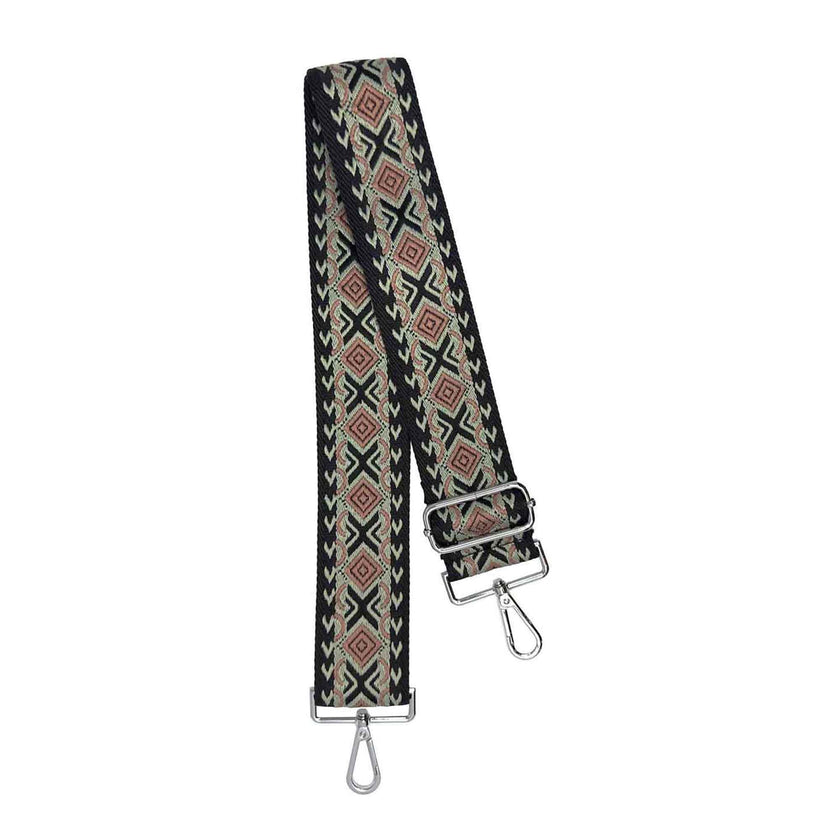 Stevie Woven Strap - Silver Hardware