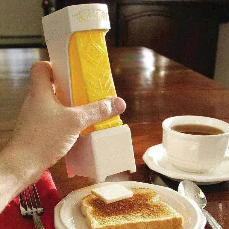 Stick Butter Cutter Cheese Slicer One-Button Dispenser Storage Box