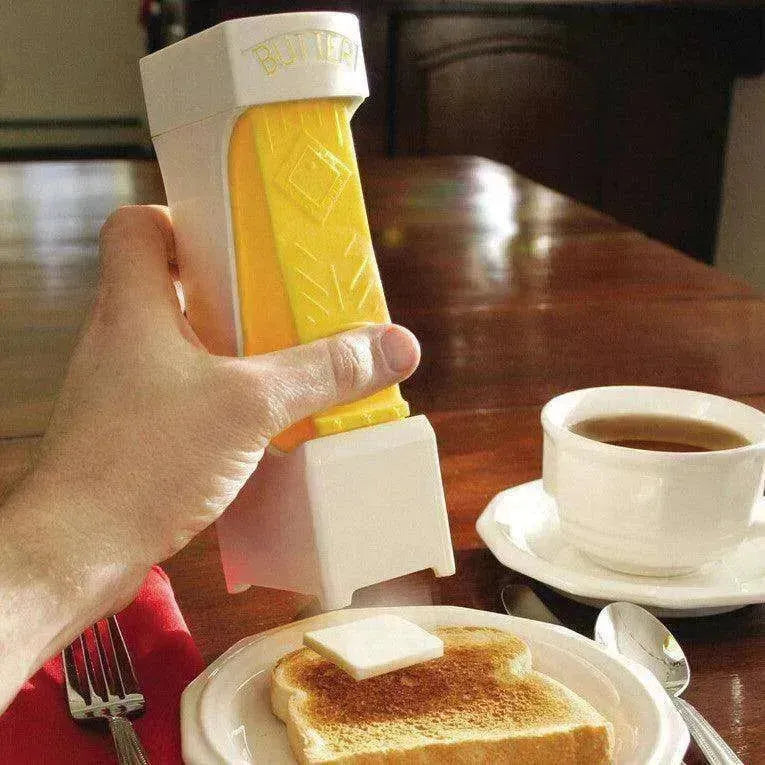 Stick Butter Cutter Cheese Slicer One-Button Dispenser Storage Box