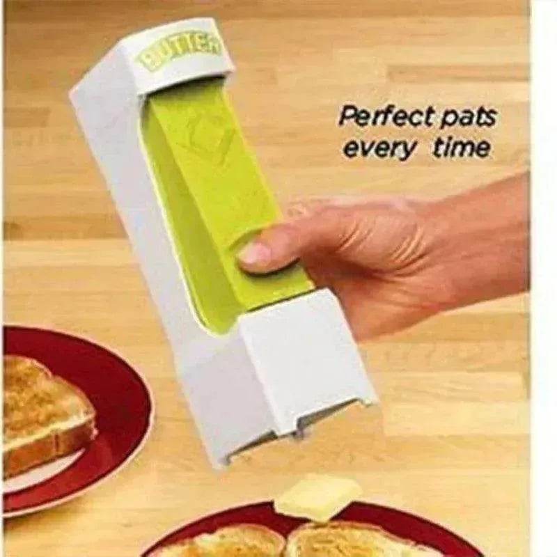 Stick Butter Cutter Cheese Slicer One-Button Dispenser Storage Box