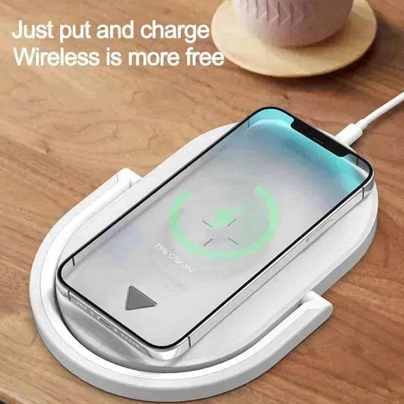 Stonego 3-in-1 Charger & Lamp: Fast 15W Charge