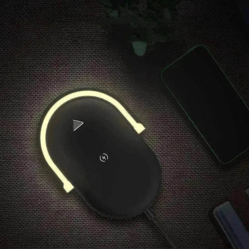 Stonego 3-in-1 Charger & Lamp: Fast 15W Charge