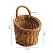 Bamboo Woven Storage Basket Toilet Bathroom Garden Supplies