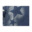 Straight Leg Wide Leg Denim Strap Pants