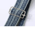 Straight Leg Wide Leg Denim Strap Pants