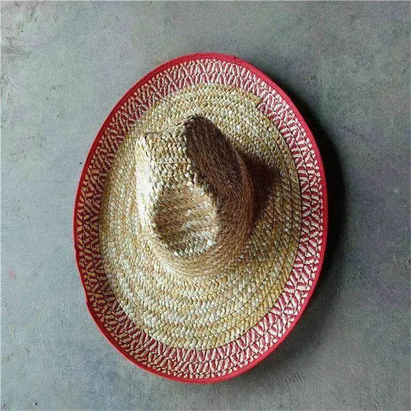 Straw Hats With Pointed Top And Big Brim Frills Are Best-selling Mexican Straw Hats