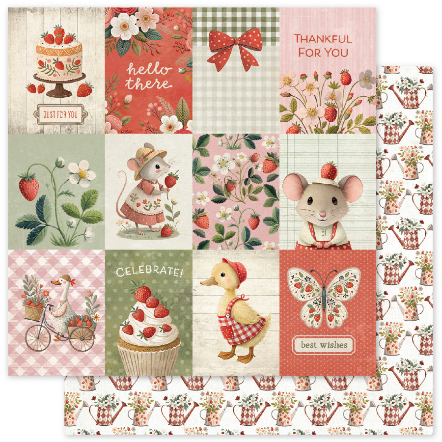 Strawberry Friends 12x12 Paper Collection 34860