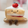 Strawberry Cake Slice Plush - 6 Inch