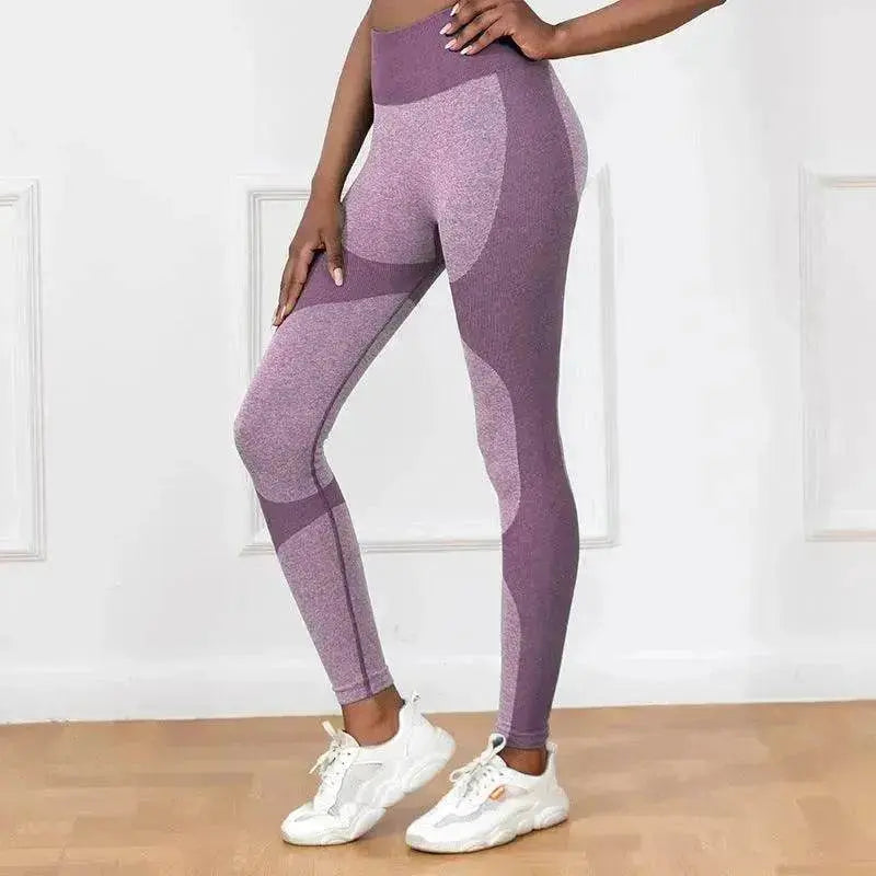 Striped Printed Yoga Pants High Waist Seamless Leggings Stretch Butt Lift Quick-drying Running Sports Fitness Pant Womens Clothing