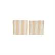 Striped Napkin Vanilla - Pack of 2 - H45 x W45 cm