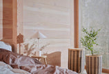 Striped Storage Basket - Nature / Black