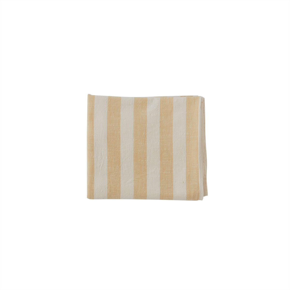 Striped Tablecloth Vanilla - 200x140 cm