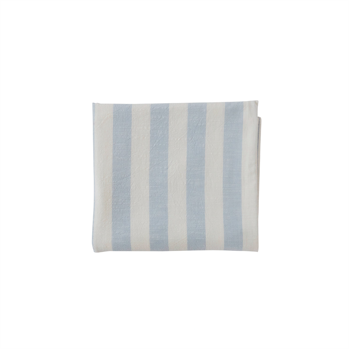 Striped Tablecloth Iced Blue - 260x140 cm