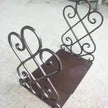 Student school supplies reading rack
