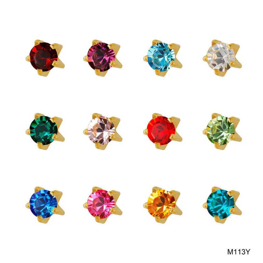 Studex - M113Y 12 Months Tiffany Ear Rings Gold 2mm