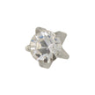 Studex - R104W April Crystal Tiffany Ear Rings Silver 3mm (pair)