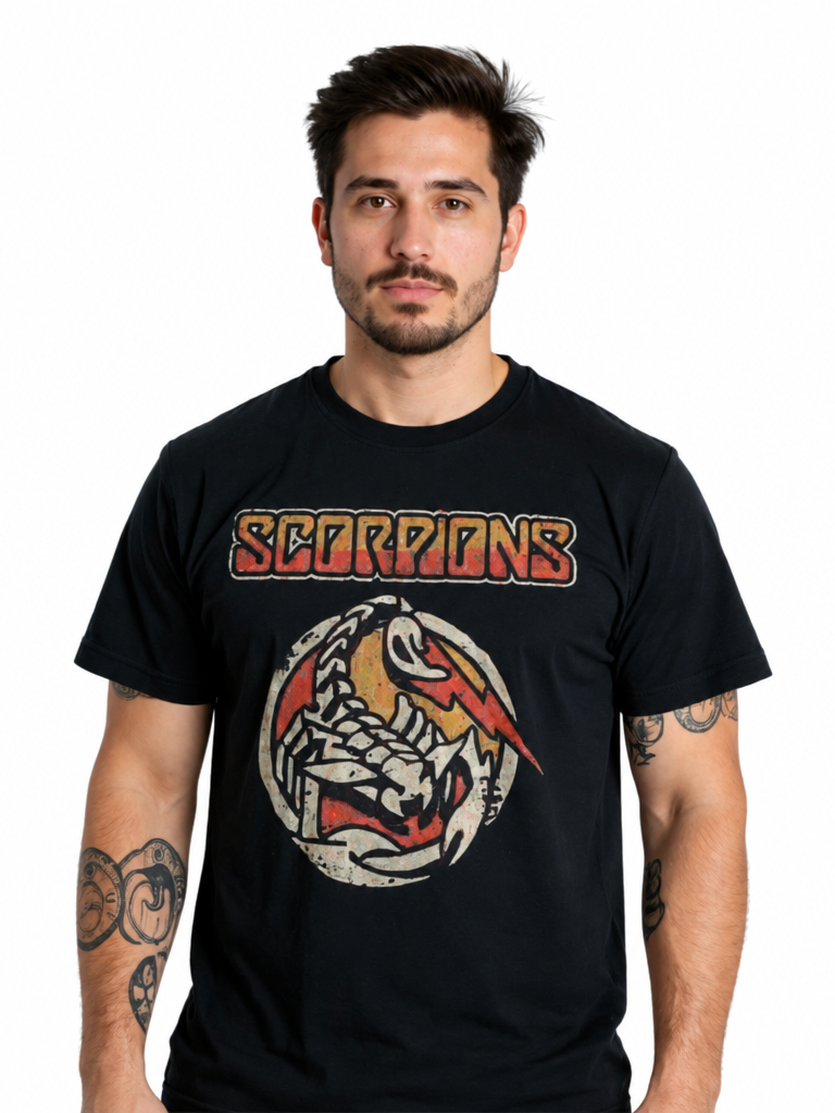 Scorpions Distressed Logo T-Shirt
