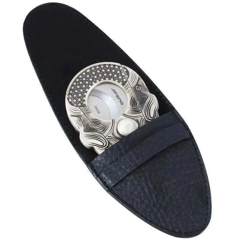 Stylish And Simple Stainless Steel Sharp Gothic  Cigar Cutter