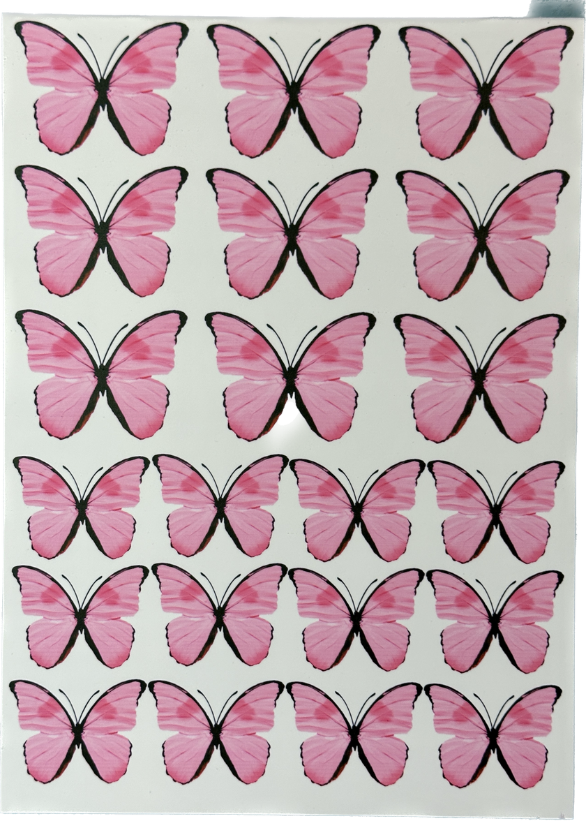 Edible Butterflies Cake Decorations