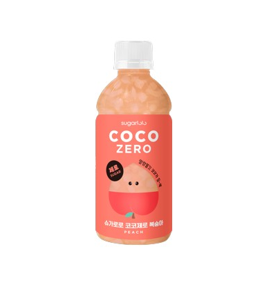 Sugarlolo Coco Zero Peach (340ML) [Best Before Date: 2027.02.09]