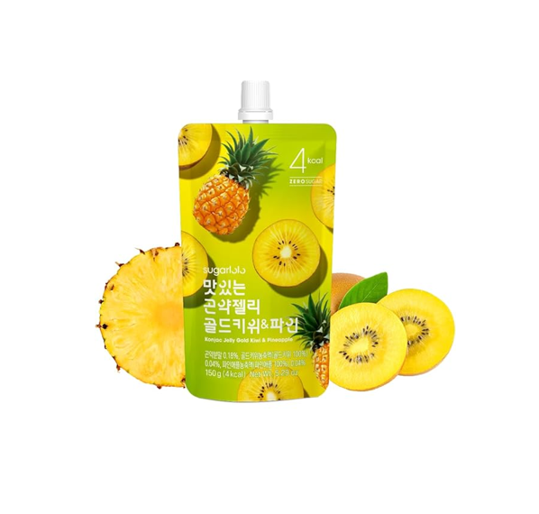 Sugarlolo Konjac Jelly Gold Kiwi & Pineapple