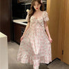 Summer French Silk Pajamas For Women