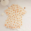 Bubble Cotton Cute Orange Pajamas For Women