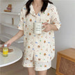 Bubble Cotton Cute Orange Pajamas For Women