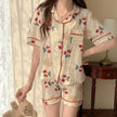 Bubble Cotton Cute Orange Pajamas For Women