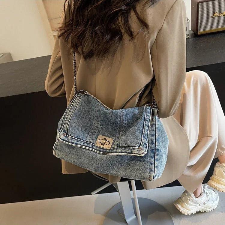 Summer New Fashion Chain Bag Large Capacity Shoulder Messenger Bag