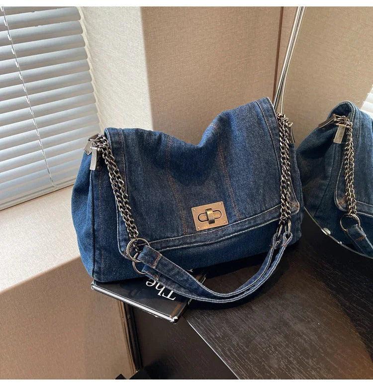 Summer New Fashion Chain Bag Large Capacity Shoulder Messenger Bag