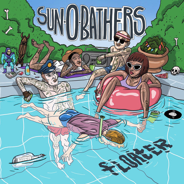 Sun-0-Bathers ‎/ Floater (Rosa opaque) - LP Used