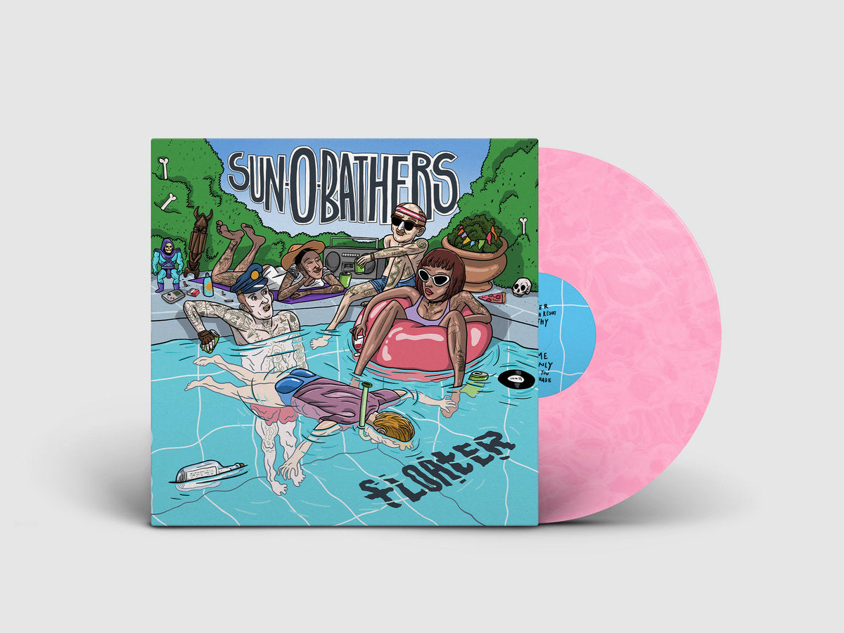 Sun-0-Bathers ‎/ Floater (Rosa opaque) - LP Used