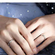 Sun Moon Couple Ring Sterling Silver Luxury Niche Design Sense Ring