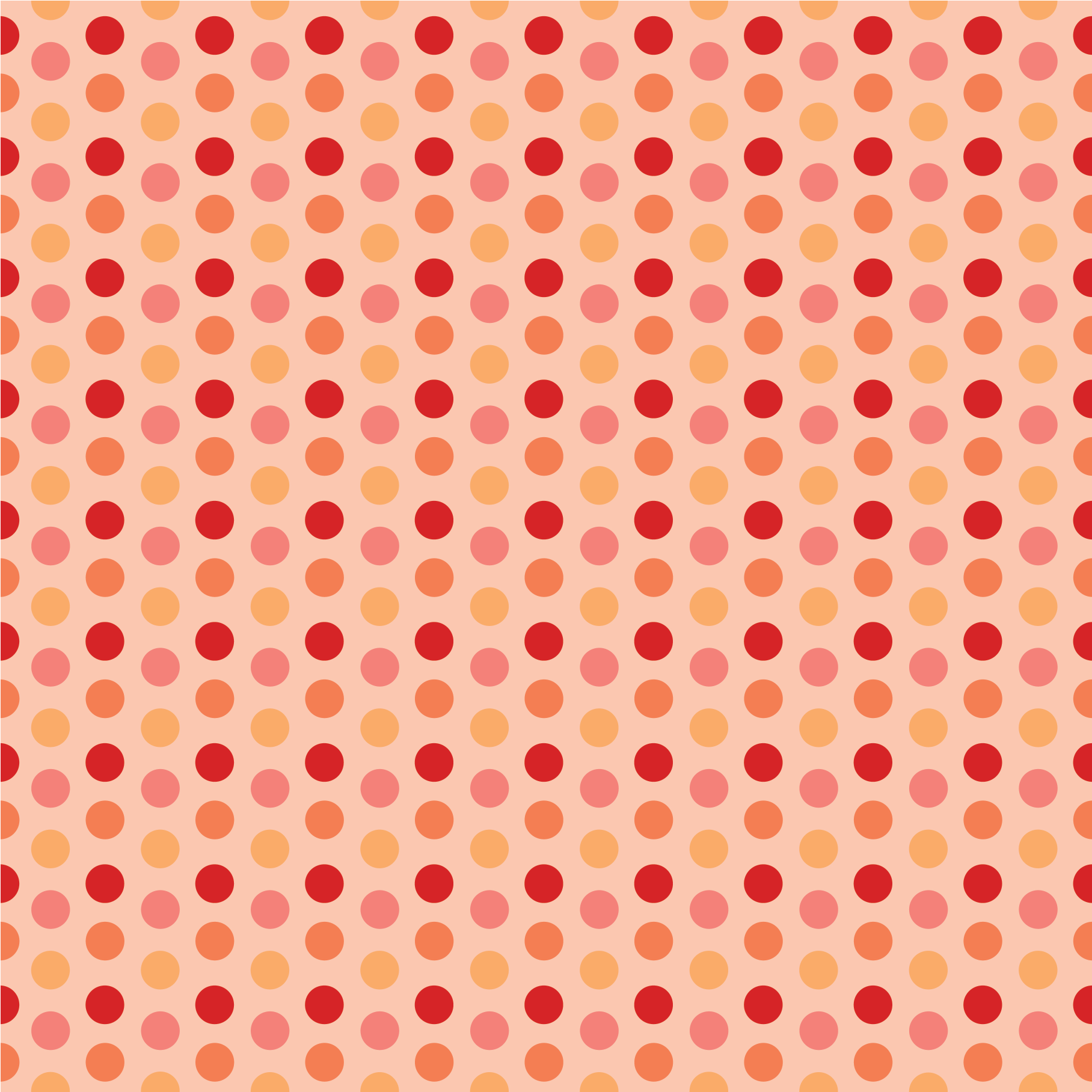 Craft HTV Sunset Polka Dots Pattern