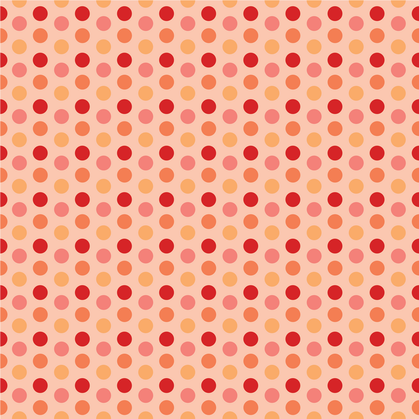 Craft HTV Sunset Polka Dots Pattern