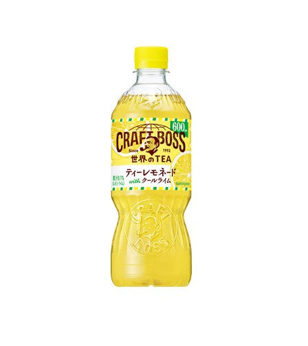 Suntory Craft Boss World Tea Lemonade with Cool Lime (600ML) [Best Before Date: 2025.12]