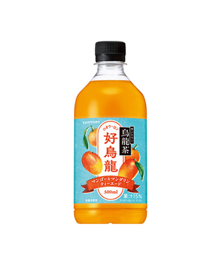 Suntory Oolong Tea Mango & Mandarin Orange (500ML) [Best Before Date: 2026.07]