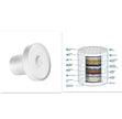 Supercharged Shower Integrated 15-layer Filter Scale And Chlorine Removal Shower Nozzle