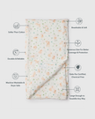 Muslin Swaddle - Bunny Meadow