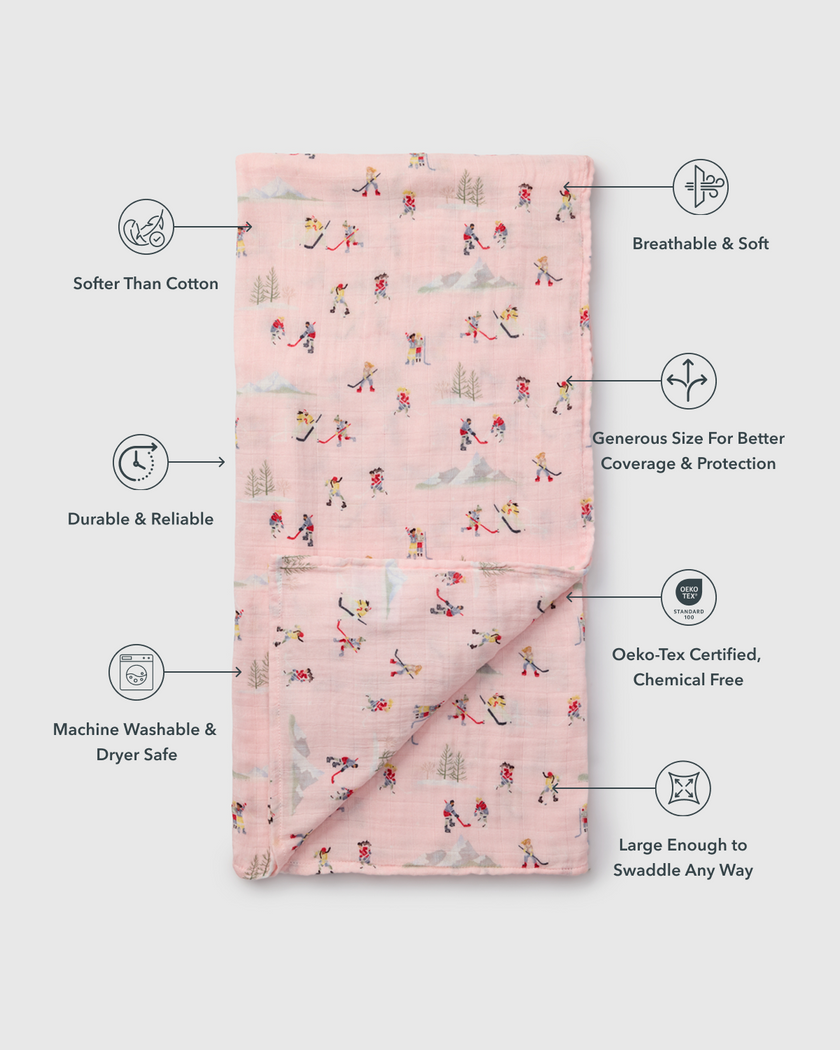 Muslin Swaddle - She Shoots She Scores