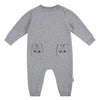 Gerber 1 Pack Sweater Knit Romper - Boy - Raccoon