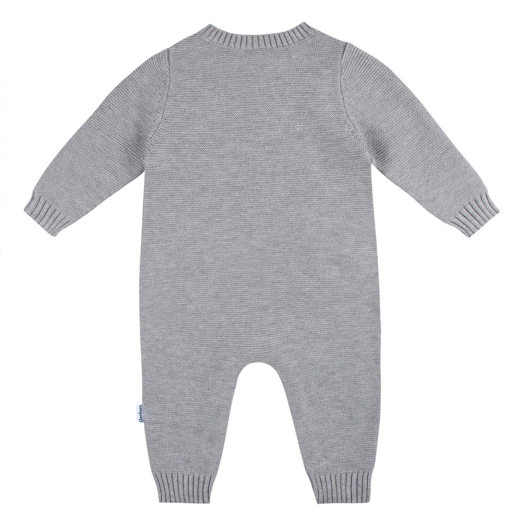Gerber 1 Pack Sweater Knit Romper - Boy - Raccoon