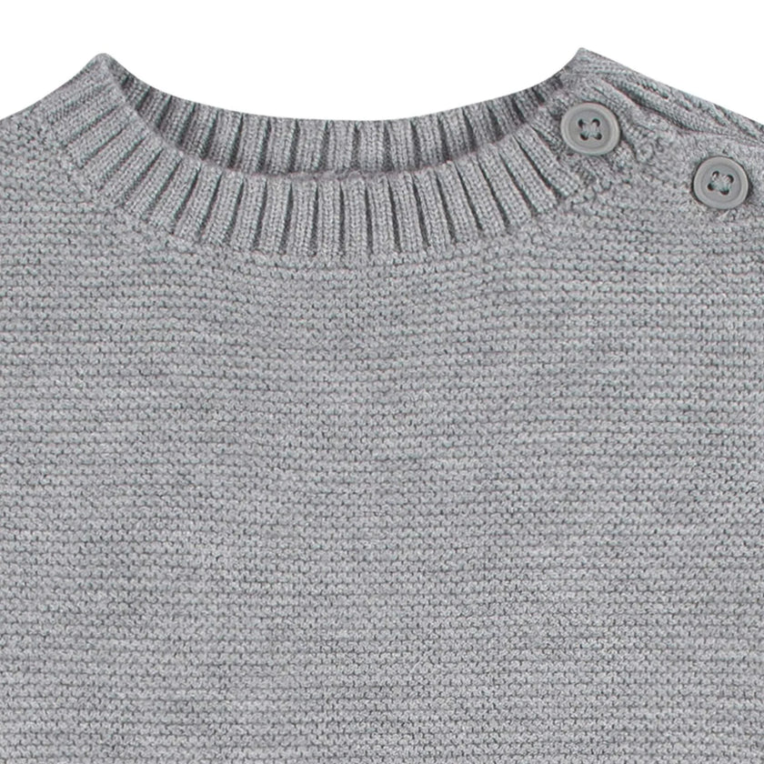 Gerber 1 Pack Sweater Knit Romper - Boy - Raccoon
