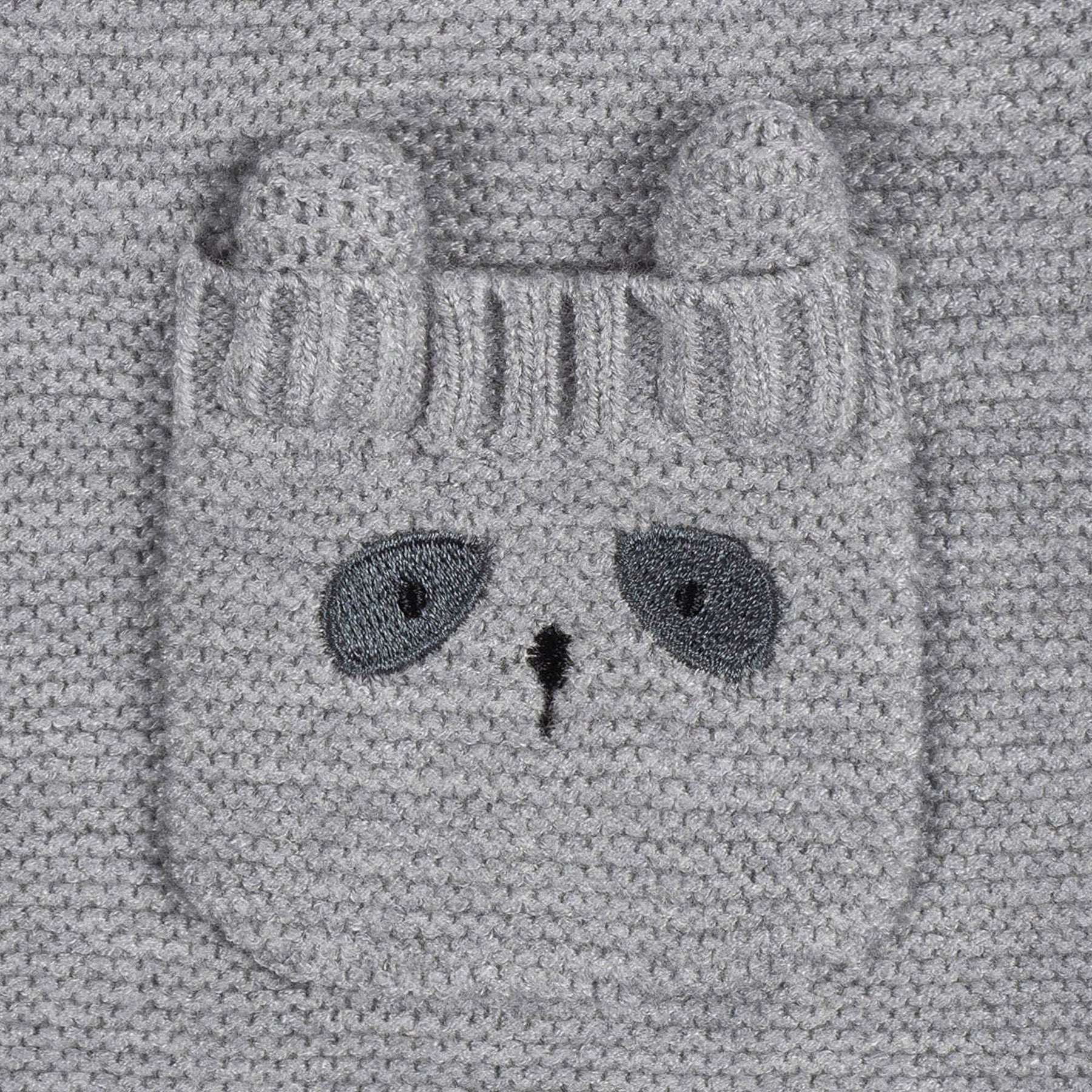 Gerber 1 Pack Sweater Knit Romper - Boy - Raccoon