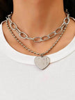 Sweet Commuter Student Necklace Pure Color Women's Jewelry