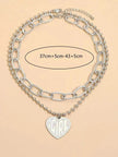 Sweet Commuter Student Necklace Pure Color Women's Jewelry