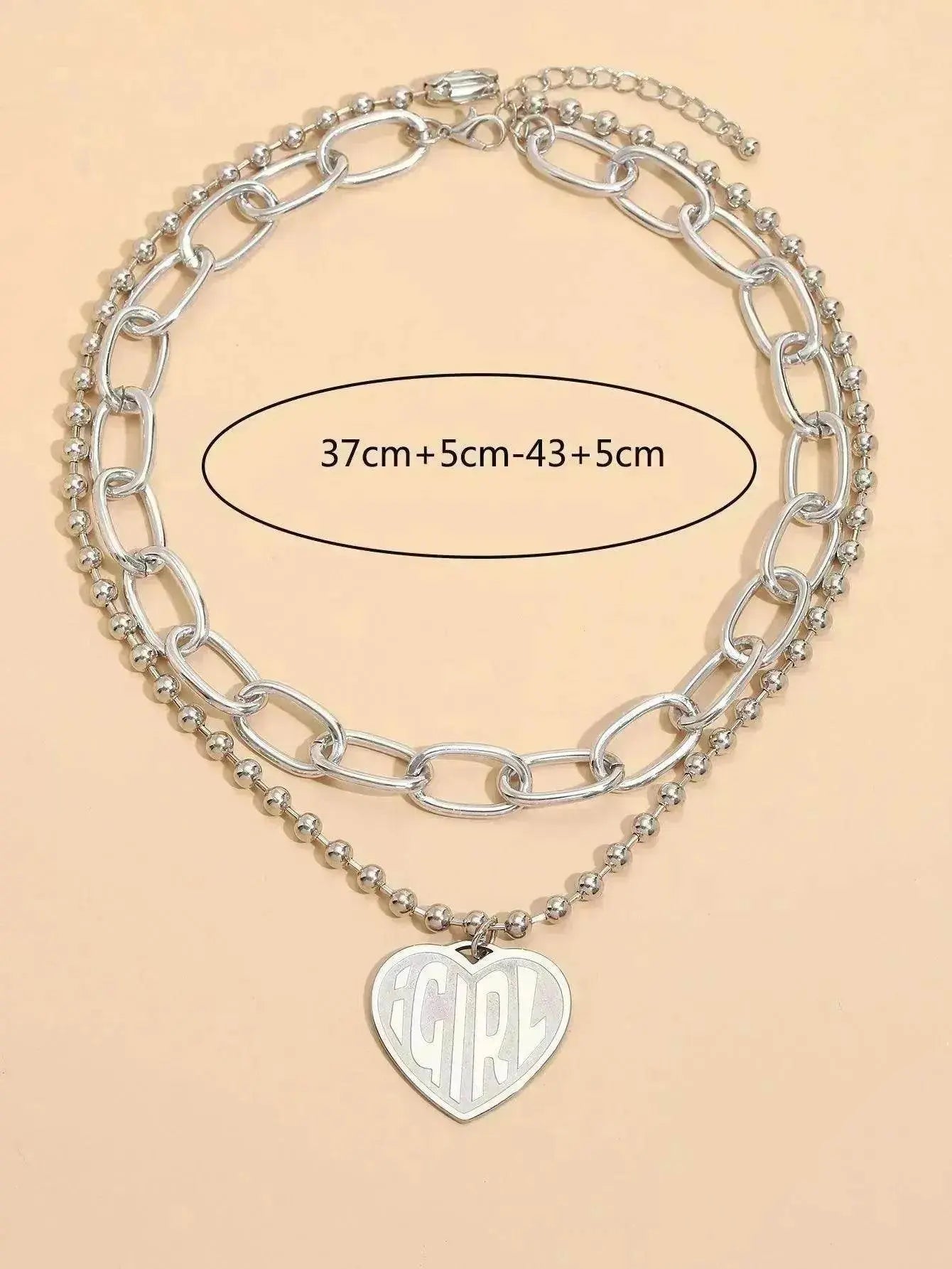 Sweet Commuter Student Necklace Pure Color Women's Jewelry