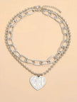 Sweet Commuter Student Necklace Pure Color Women's Jewelry