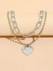 Sweet Commuter Student Necklace Pure Color Women's Jewelry